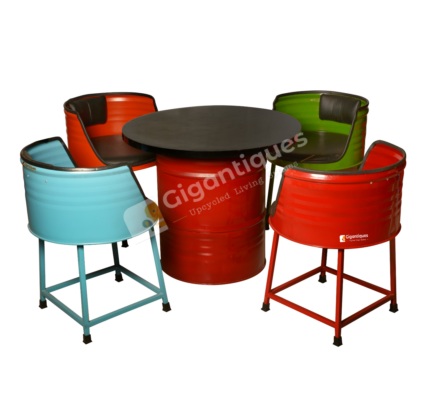 Metal Drum Leg chair (Seating Hight Regular )