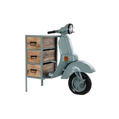 Scooter modify with new unique Side corner with storage shelf by Gigantiques