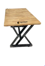 TRAPPOR SHAPE 4 SEATER TABLE WITH LAMINATE TOP