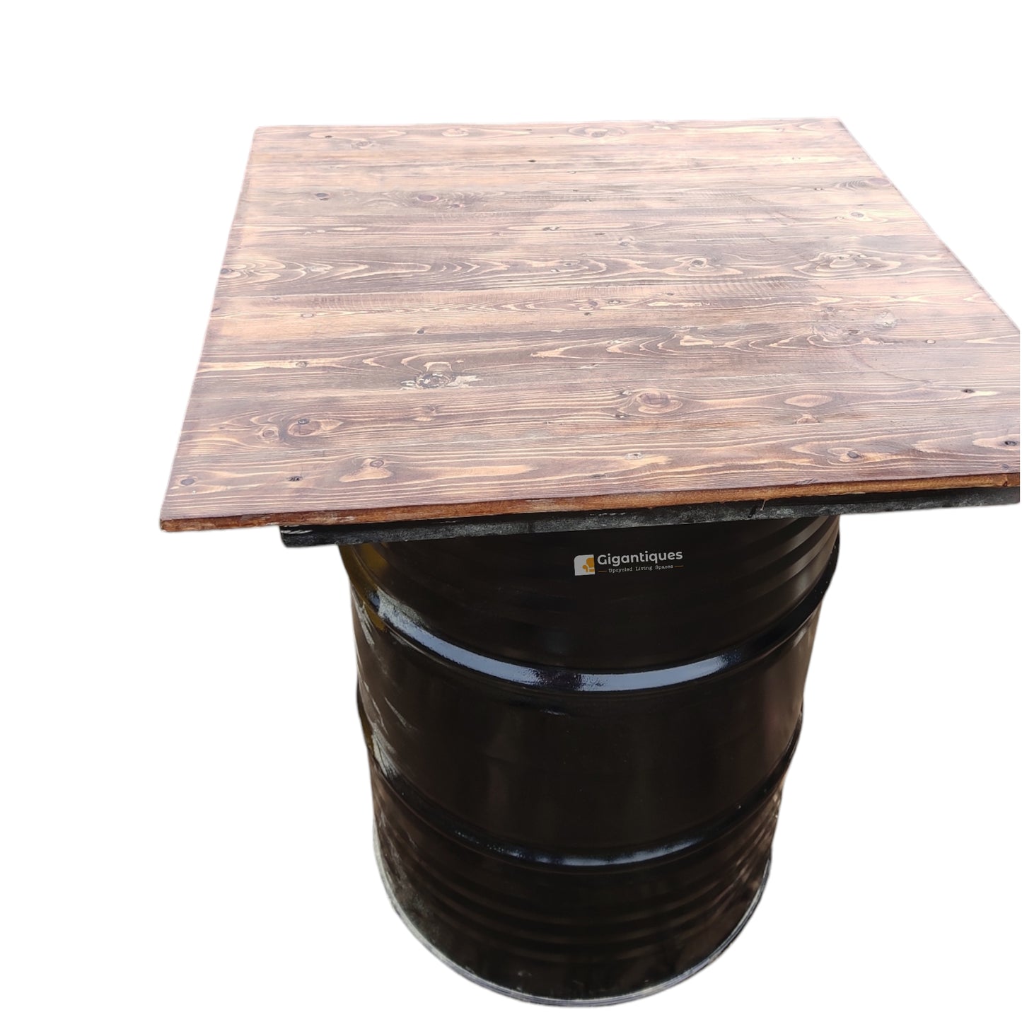 Barrel furniture brings new life with Sq.Top Barrel Center Table by Gigantiques