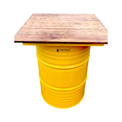 Barrel furniture brings new life with Sq.Top Barrel Center Table by Gigantiques